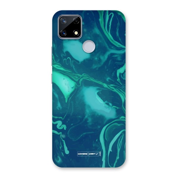 Jazzy Green Marble Texture Back Case for Realme Narzo 20