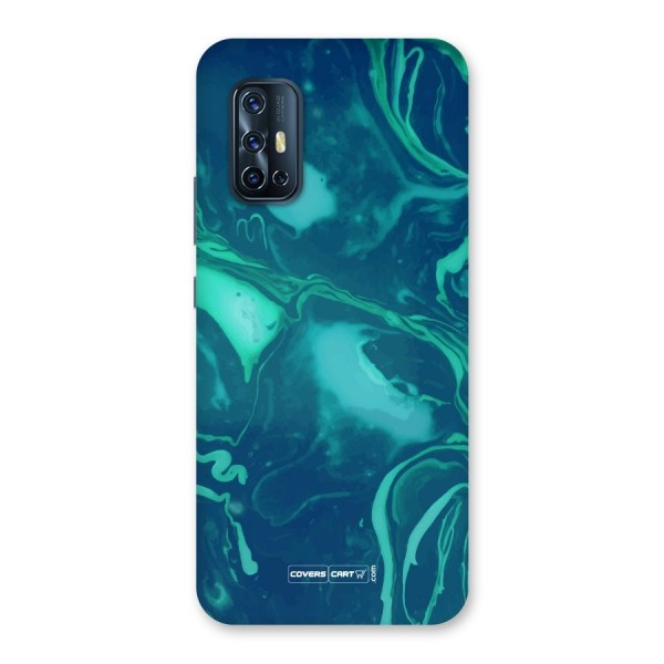 Jazzy Green Marble Texture Back Case for Vivo V17