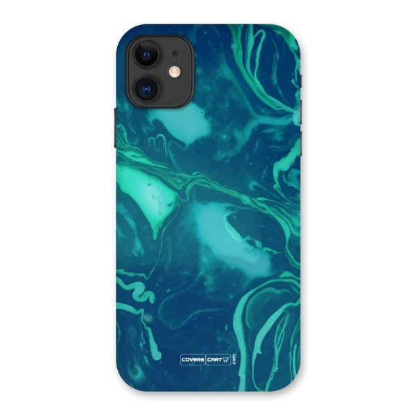 Jazzy Green Marble Texture Back Case for iPhone 11