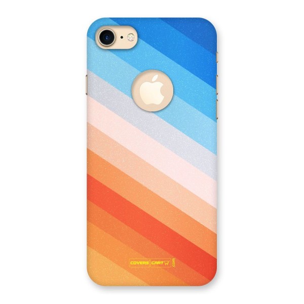 Jazzy Pattern Back Case for iPhone 7 Logo Cut