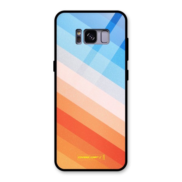 Jazzy Pattern Glass Back Case for Galaxy S8