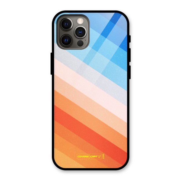 Jazzy Pattern Glass Back Case for iPhone 12 Pro