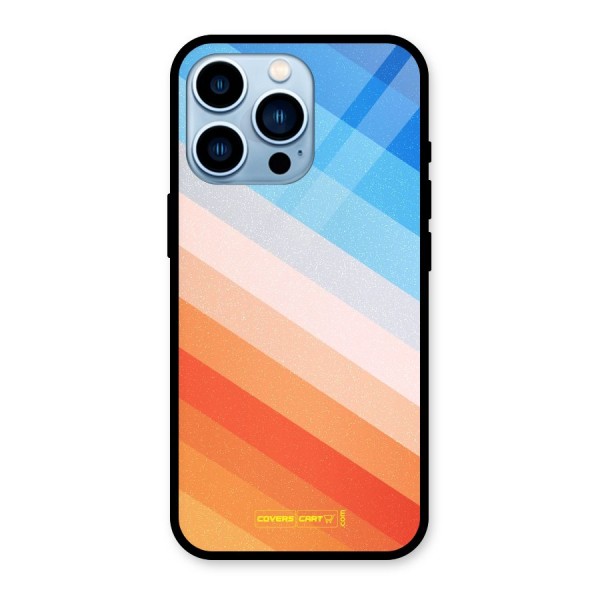 Jazzy Pattern Glass Back Case for iPhone 13 Pro
