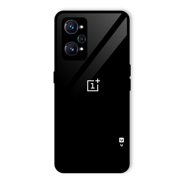 Jet Black OnePlus Special Glass Back Case for Realme GT Neo2
