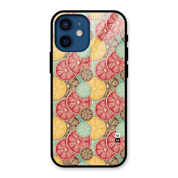 Juicy Pattern Glass Back Case for iPhone 12 Mini