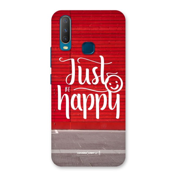Just Be Happy Back Case for Vivo Y15