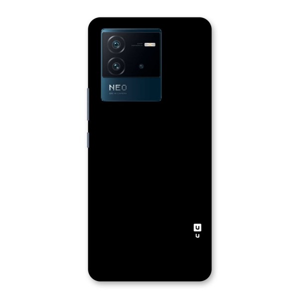Just Black Back Case for Vivo iQOO Neo 6 5G