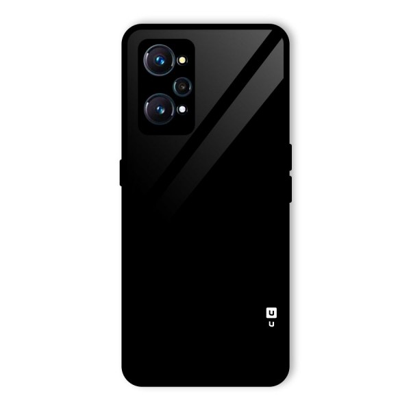 Just Black Glass Back Case for Realme GT 2