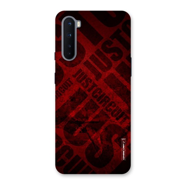 Just Circuit Back Case for OnePlus Nord
