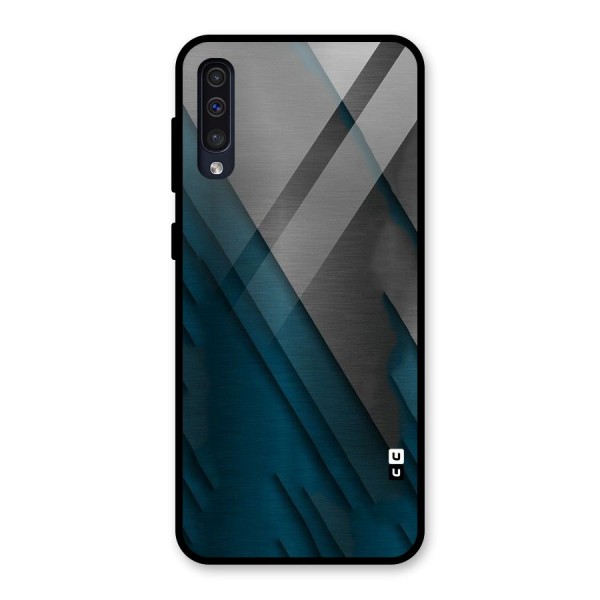 Just Lines Glass Back Case for Galaxy A50s