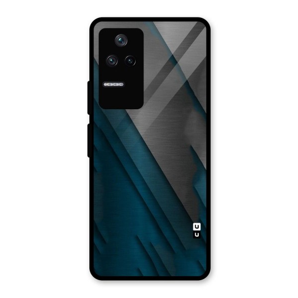 Just Lines Glass Back Case for Poco F4 5G