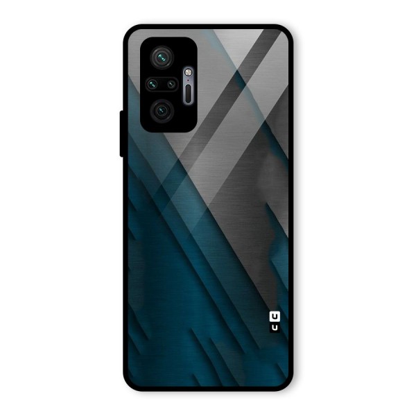Just Lines Glass Back Case for Redmi Note 10 Pro