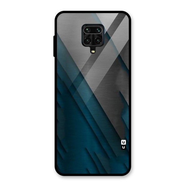 Just Lines Glass Back Case for Redmi Note 9 Pro