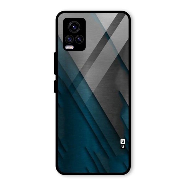 Just Lines Glass Back Case for Vivo V20