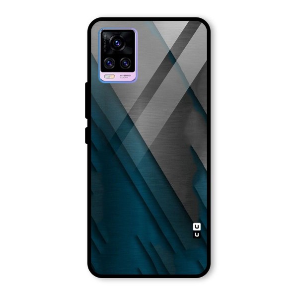 Just Lines Glass Back Case for Vivo V20 Pro