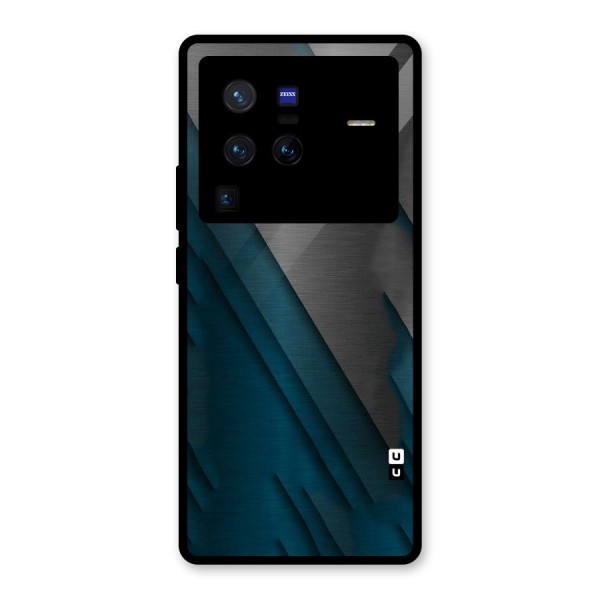 Just Lines Glass Back Case for Vivo X80 Pro