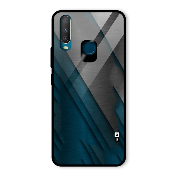 Just Lines Glass Back Case for Vivo Y15