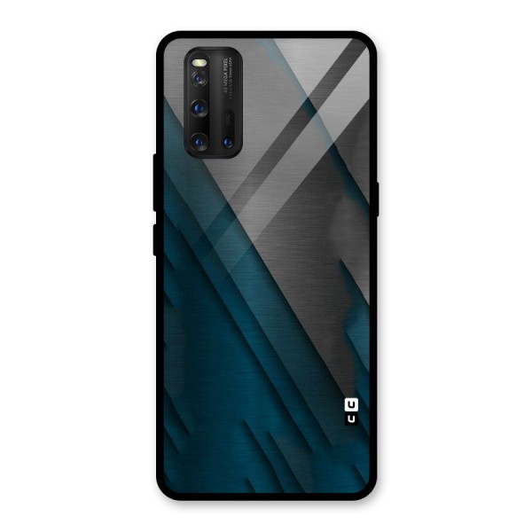 Just Lines Glass Back Case for Vivo iQOO 3