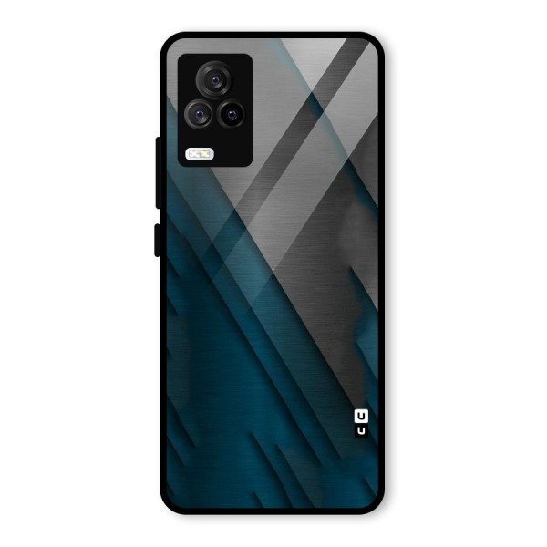 Just Lines Glass Back Case for Vivo iQOO 7 Legend 5G