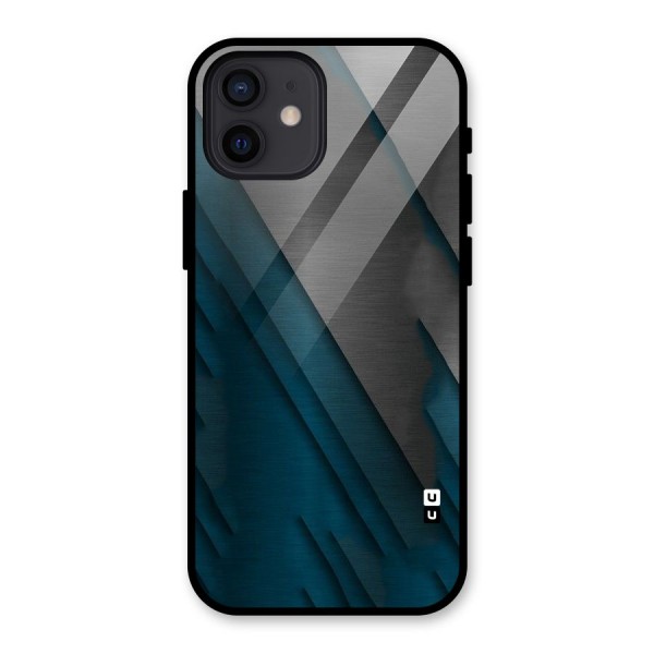 Just Lines Glass Back Case for iPhone 12
