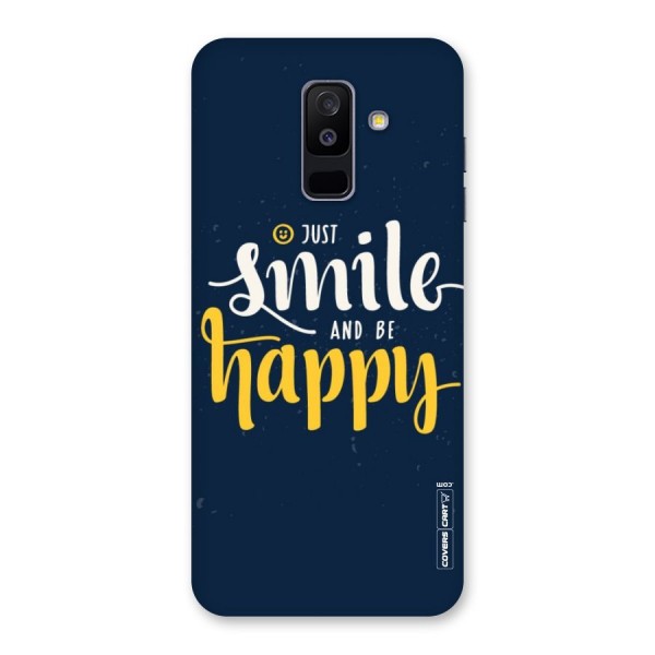 Just Smile Back Case for Galaxy A6 Plus