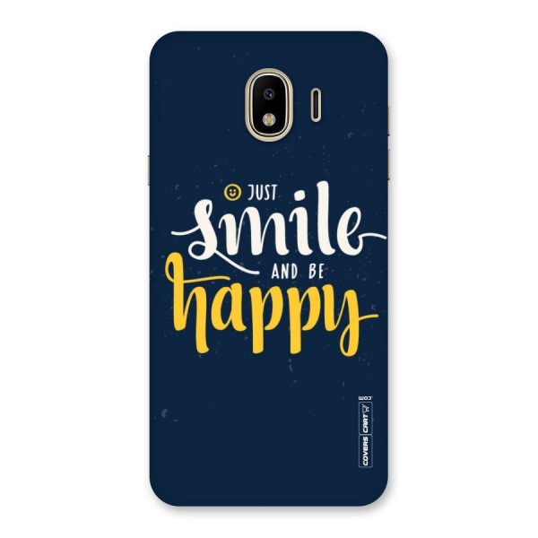 Just Smile Back Case for Galaxy J4