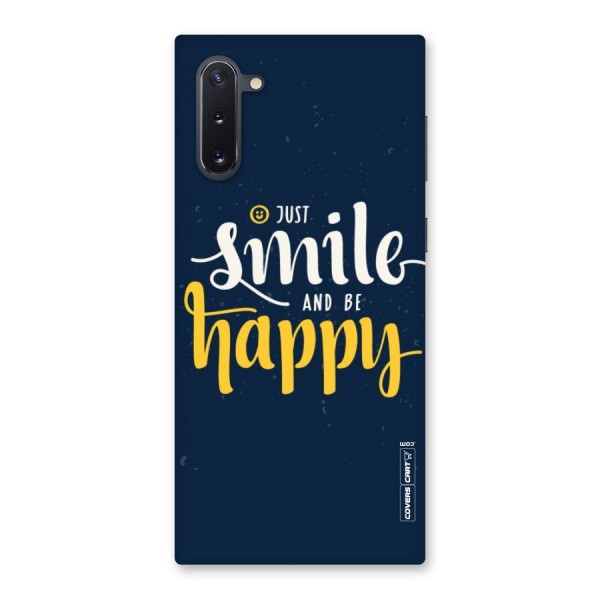 Just Smile Back Case for Galaxy Note 10