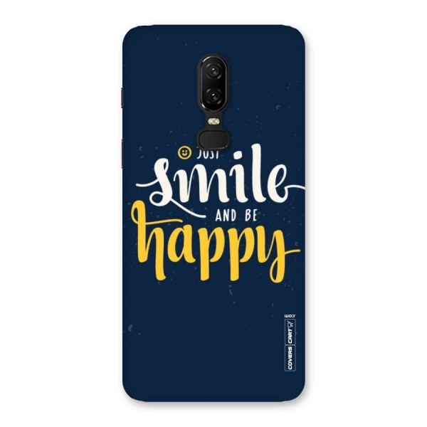 Just Smile Back Case for OnePlus 6