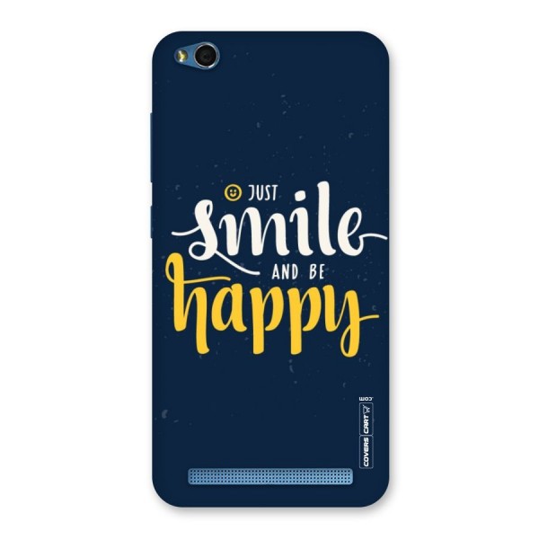 Just Smile Back Case for Redmi 5A