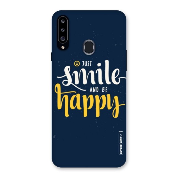 Just Smile Back Case for Samsung Galaxy A20s