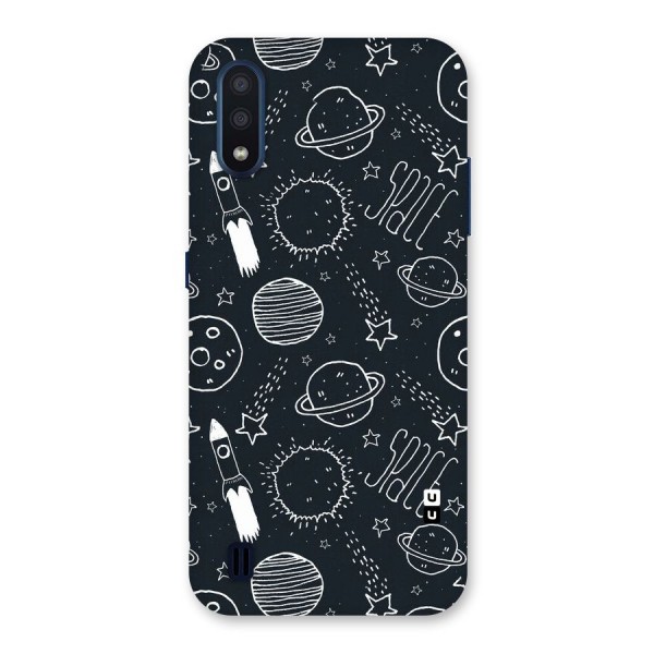 Just Space Things Back Case for Galaxy M01