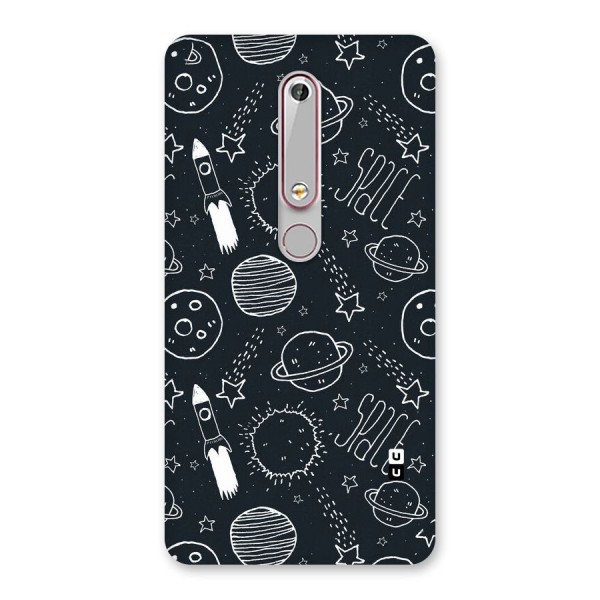 Just Space Things Back Case for Nokia 6.1