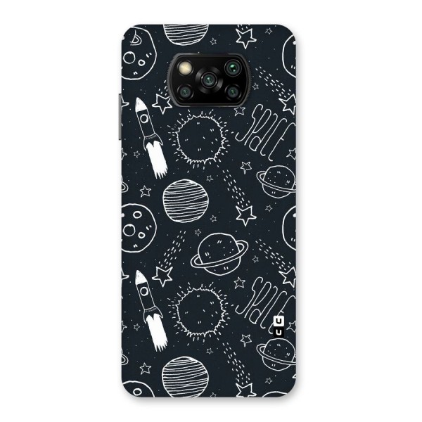 Just Space Things Back Case for Poco X3