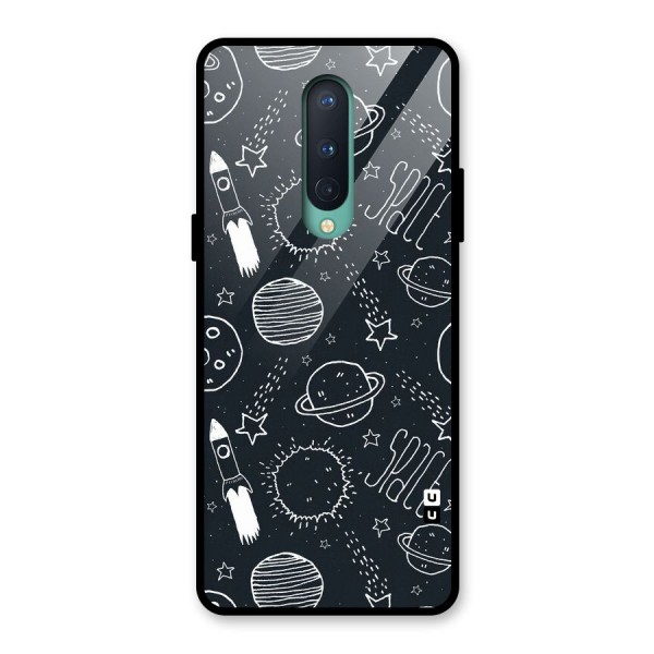 Just Space Things Glass Back Case for OnePlus 8