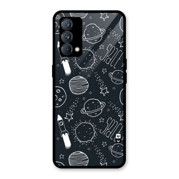 Just Space Things Glass Back Case for Realme GT Master Edition