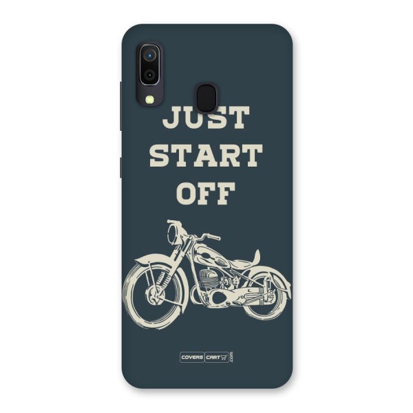 Just Start Off Back Case for Galaxy A30