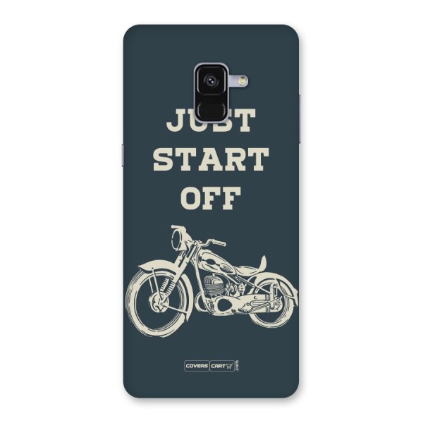 Just Start Off Back Case for Galaxy A8 Plus