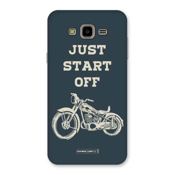 Just Start Off Back Case for Galaxy J7 Nxt