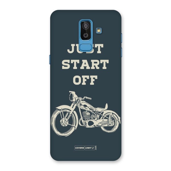Just Start Off Back Case for Galaxy J8