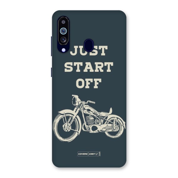Just Start Off Back Case for Galaxy M40