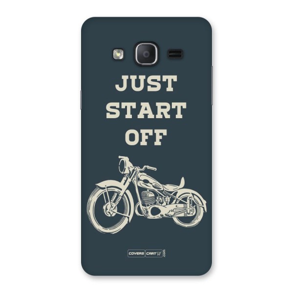 Just Start Off Back Case for Galaxy On7 Pro
