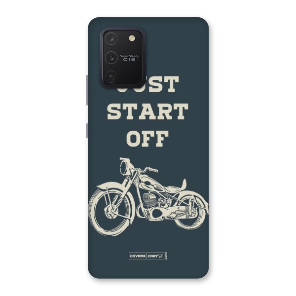 Just Start Off Back Case for Galaxy S10 Lite