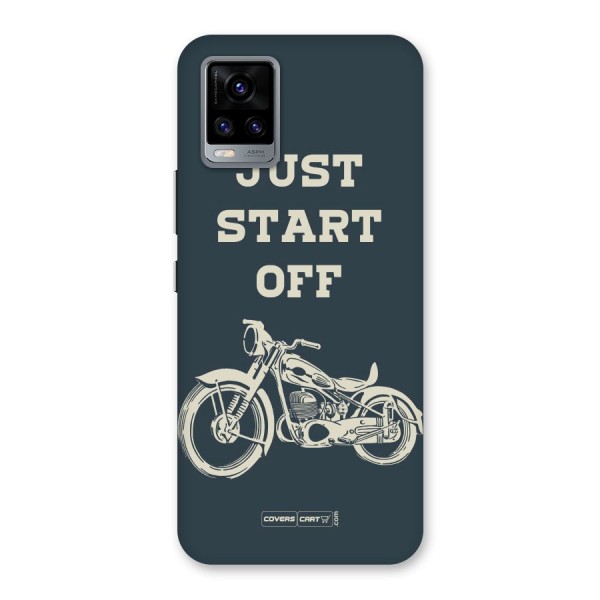 Just Start Off Back Case for Vivo V20