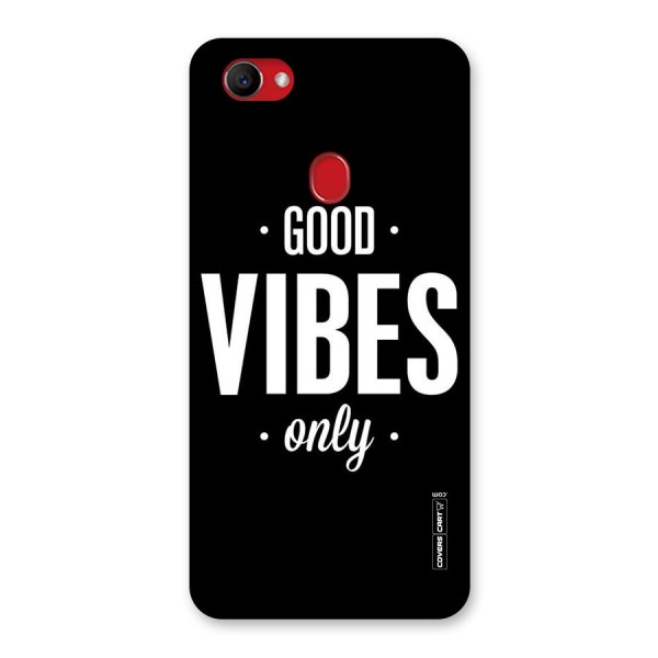 Just Vibes Back Case for Oppo F7