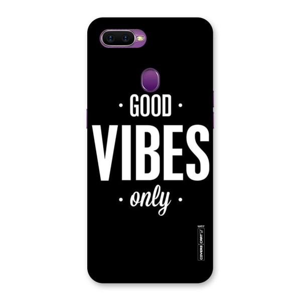 Just Vibes Back Case for Oppo F9