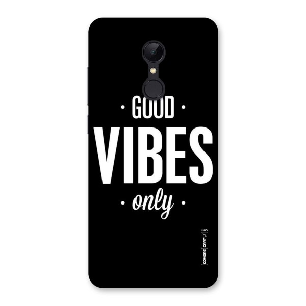 Just Vibes Back Case for Redmi 5