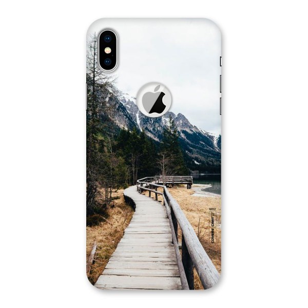 Just Wander Back Case for iPhone X Logo Cut
