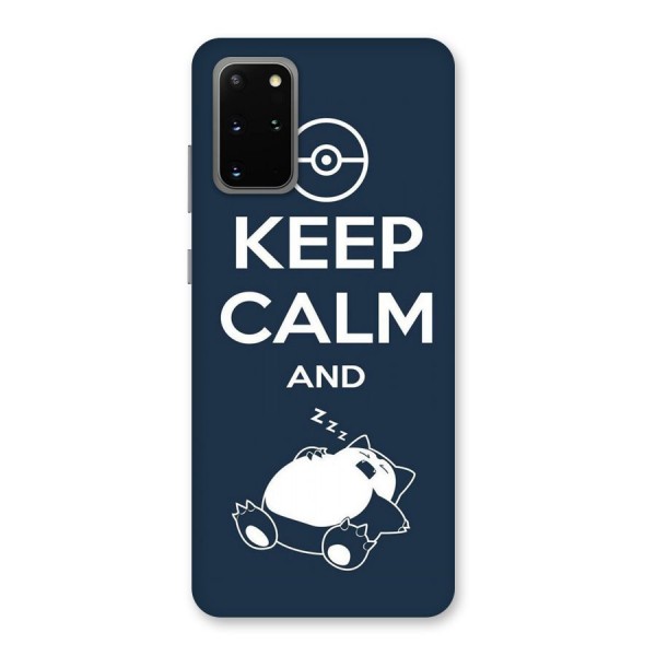Keep Calm and Sleep Back Case for Galaxy S20 Plus