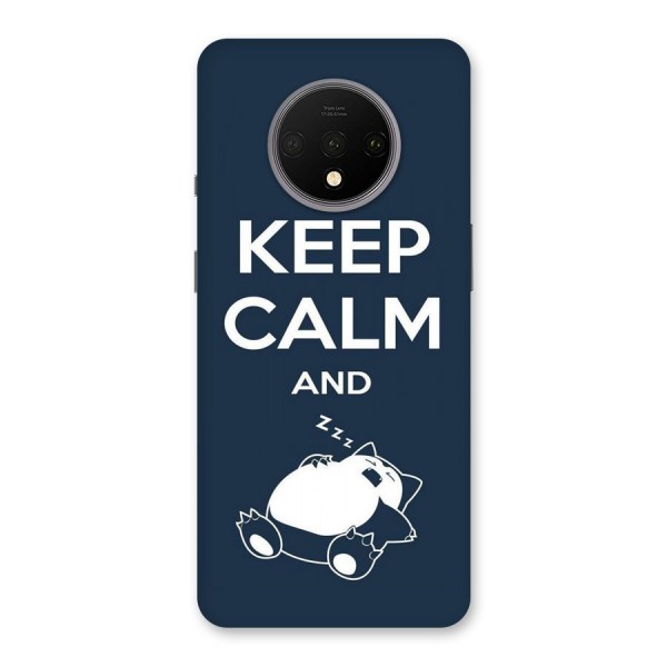 Keep Calm and Sleep Back Case for OnePlus 7T
