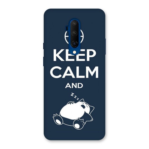 Keep Calm and Sleep Back Case for OnePlus 7T Pro